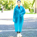 Waterproof EVA Rain Coat for Men and Women - Blue, White, Yellow, Pink, Free Size. 