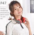 P47 Wireless Bluetooth Stereo Headphones – Foldable Headset with Built-in Mic for All Devices and PC Immerse Yourself in High-Quality Audio and Seamless Hands-Free Communication.. 