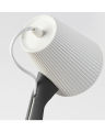 IKEA Table / Work lamp, dark grey/white. 