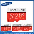 【Ready Stock+FREE Shipping+COD】SAMSUNG EVO Plus Memory Card , 100% Original SAMSUNG EVO Plus Memory Card 64Gb 128Gb 256GB 512GB Class10 UHS-1 100MB Micro SD. 