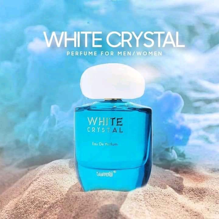 White Crystal Fragrance by Surrati Perfumes Holy Makkah Saudi Arabia K.S.A in 100ML