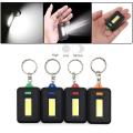 Mini Cob LED Keychain Flashlight Key Chain Portable Key Ring Light. 