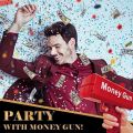 Money Gun Machine  | Experience the Thrill | Prop Money Gun Machine Toy at a Low Price| Super Money Guns Playing Spary Money Gun Fake Bill Money Shooter Toy Birthday Decorations,  Weddings, Baby/Bridal Shower,  Anniversary Party.. 