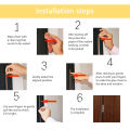 Self-Adhesive 5M Door Window Seal Strip, D-Type Weatherproof Foam Tape, Soundproof, Dust Stopper, Brown. 