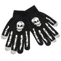 Halloween Skeleton Gloves Keep Warm Touchscreen Luminous Skeleton Warm Gloves. 