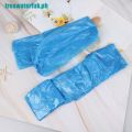 【waterfuk 5Pair Disposable waterproof thick plastic rain shoe covers anti-slip. 