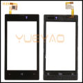 Front Panel Touch Screen Digitizer For Nokia Lumia 520 525 LCD Display Replacement Touch with Frame. 