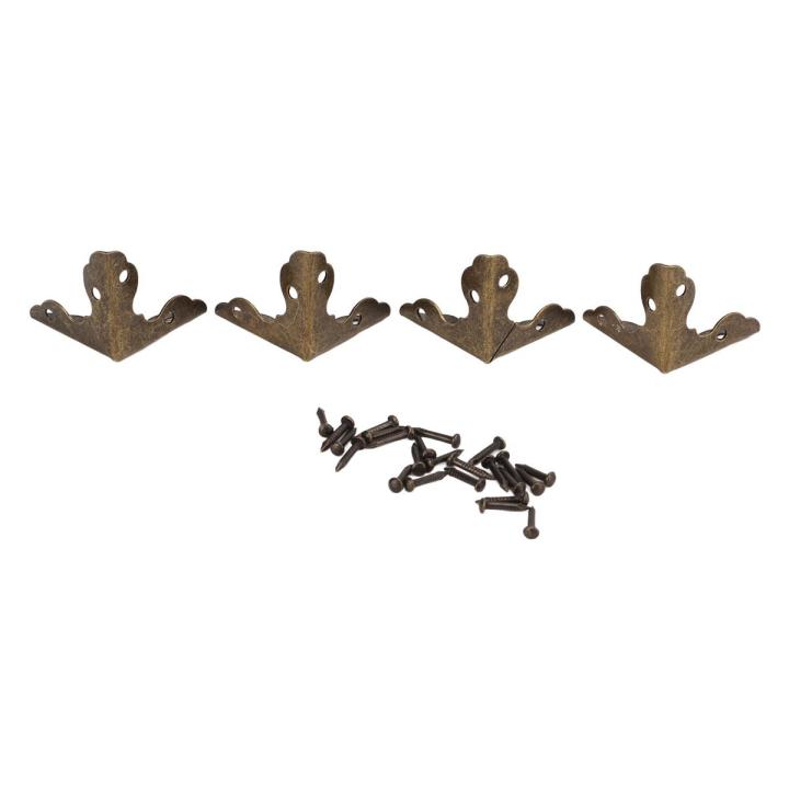 20Pcs Metal Corner Protector Triangular Guards For Wooden Box Free Post