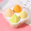 4 PCS Makeup Sponge Blender Set, Professional Beauty Sponge Foundation Blending Blender with Egg Case Makeup Puff Flawless for Cream, Powder and Liquid. 