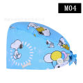 M28 Cotton Printed Surgical Cap Nurse Doctor Hair Cover Scarf Dust Proof. 