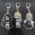 BLEACH Anime Figures Kurosaki Ichigo Candice Catnipp Cosplay Acrylic Keychains Kuchiki Byakuya Character Keyring Pendant Decor. 