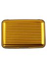 Aluma Wallet For Unisex Golden. 