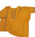 customized yellow mayon dress for baby girls .beautifull shirt and gharara.. 