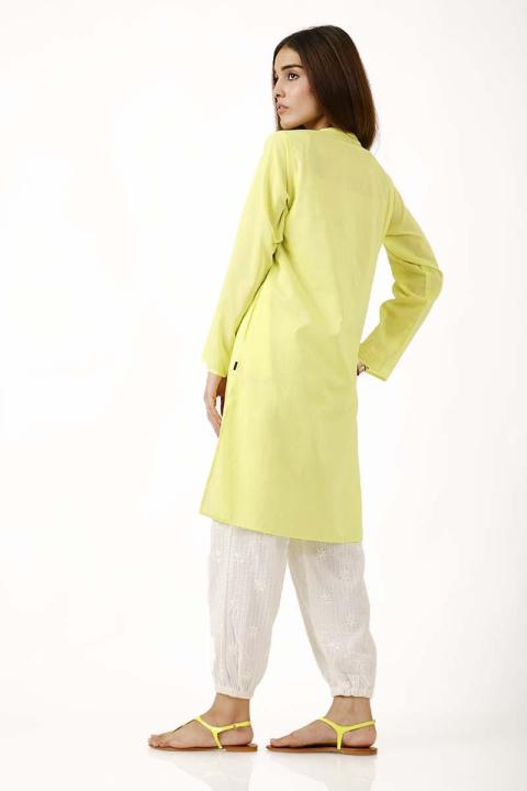 EGO%20Fall%20Collection%202019%20%20Simpleton%202.0%20%20Yellow%20Cotton%20Kurti%20For%20Women%20-%20Image%206