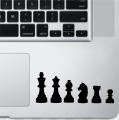 Chess Pieces Vinyl Decal Laptop Sticker, Laptop Stickers for Boys and Girls, Bike Stickers, Car Bumper Stickers by Sticker Studio. 