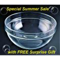 High Quality Small Glass Bowl (For Spices, Dip, Sauce, Salt, Pepper, Cooking + Baking) Pack of Two. 