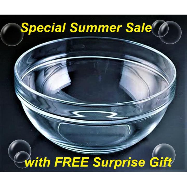 High Quality Small Glass Bowl (For Spices, Dip, Sauce, Salt, Pepper, Cooking + Baking) Pack of Two