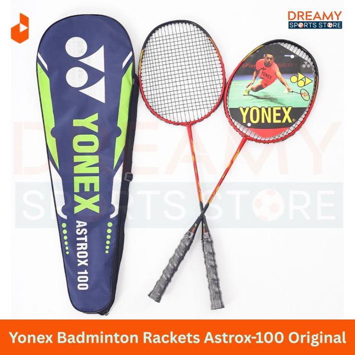 Yonex Astrox-100 Original Badminton Rackets Pair with Protective Bag ...