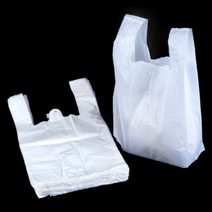 Plastic Shopper 10*14 Size Pack of 20 Pieces White Color ka  Shopper