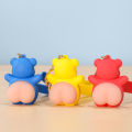 q Bullet Butt Bear Keychain Wholesale Cute Decompression Toy Doll Pendant Net Red Male and Female Couple Bag Accessories. 