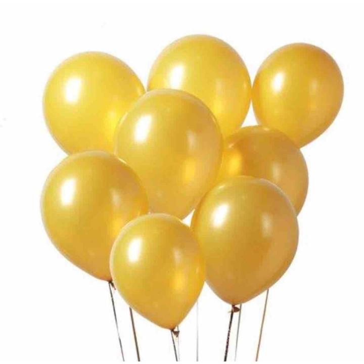 (Pack of 15) Party Balloons 14 Inch High Quality Latex Balloons for Yellow and Black Theme Birthday Party Decoration, Weddings