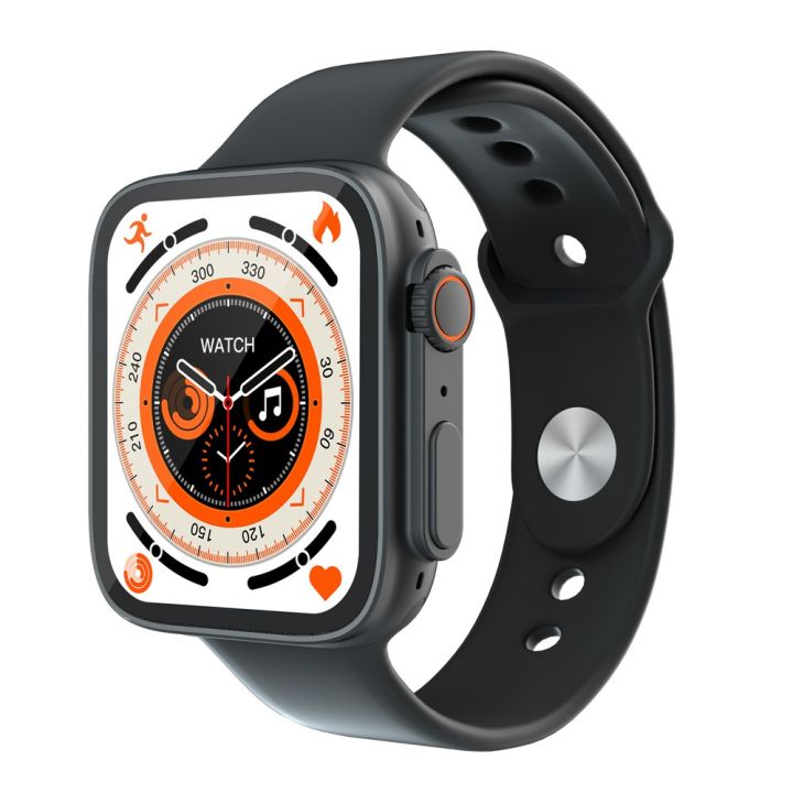 Gs8 Ultra Iwo Smart Watch Series 8 Sport Waches Men Women Nfc Bt Call Wireless Charging Smartwatch 2022 New For Apple Android Black