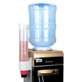 Paper Cup Dispenser Holder | Wall Mounted Plastic Drinking Water Cup Dispenser | Glass Dispenser Holder | Disposable Cup Holder Organizer | Sticker or Screw Plate Mountable , Plastic. 