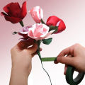 30M Self-adhesive Green Paper Tape Grafting Film Floral Stem Garland Wreaths DIY Sunlight Super Store. 