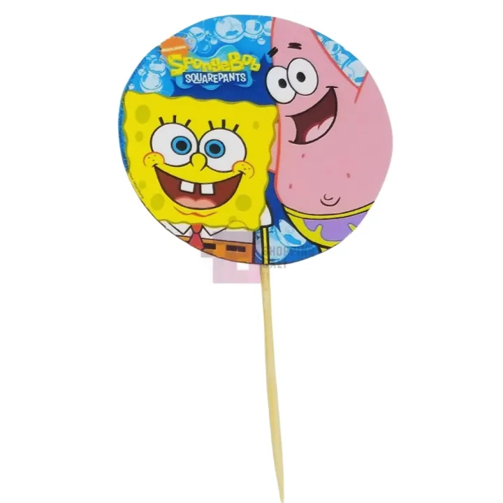 Spongebob%20Squarepants%20Cupcake%20Toppers%20-%202.5%20Inch%20-%20Spongebob%20Squarepants%20Themed%20Party%20-%20Yellow%20-%20Unisex%20-%20Pack%20Of%2010%20-%20Image%203