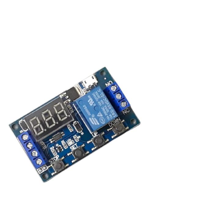 JZ 801 Timer Relay Module Switch Trigger Time Circuit Timer Cycle Adjustable
