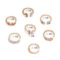 Exquisite Crystal Flower Rings - Intricate Design, Bohemian Style, Ideal Finger Jewelry for Women.. 