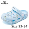 【FOOT SOFA】Slippers Fashion New Summer Children Cartoon Characters Cave Shoes Boys And Girls Slippers Sandals Two Wear Antiskid Water Shoes Beach. 