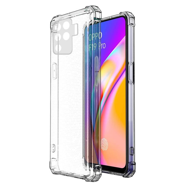 Oppo F19 Pro Transparent Bumper Back Cover