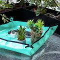 1PC Green Plant Turn Basin Change Soil Flower Mat Operation Floor Mat Household Gardening Planting Tools Waterproof Mat. 