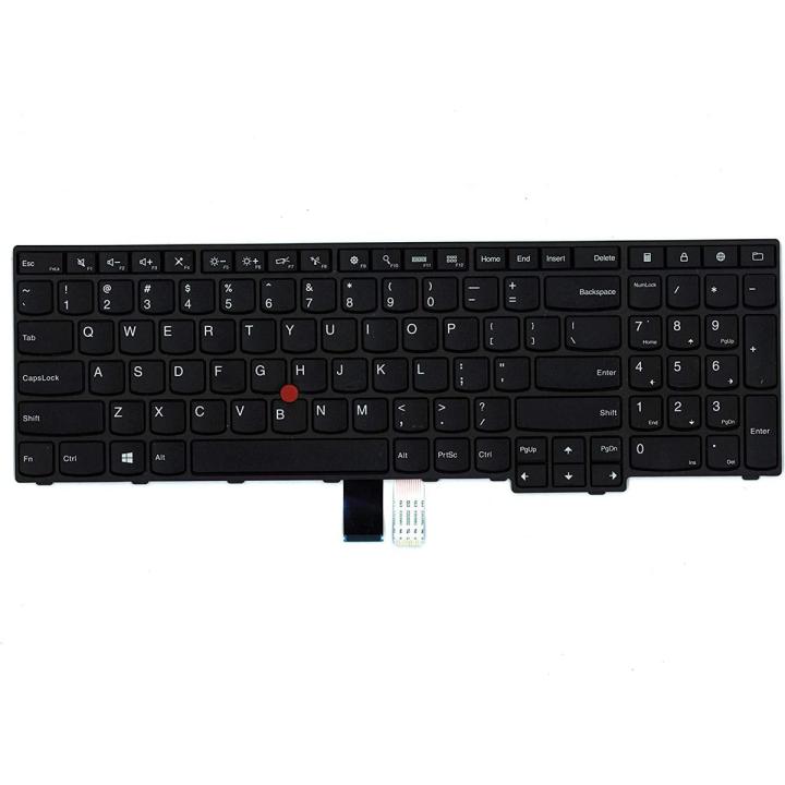 TellusRem replacement US non-backlit keyboard for Lenovo Thinkpad E550 E560 E560c