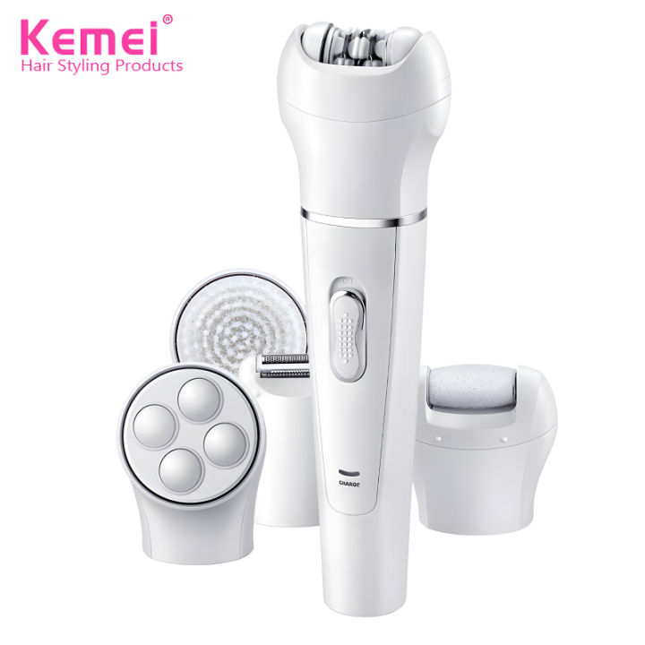 Kemei%20KM-2199%20Multi-Functional%20Rechargeable%20Epilator:%205-In-1%20Beauty%20Tools%20Kit%20For%20Women%20-%20Image%207