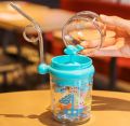 Children's Pot,Spray Baby Sippy Cup With Straw For Kids - 250ml. 