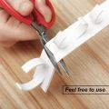 Plastic Kitchen Spice Rack Organizer 20 Spice Gripper Clip Strips Cabinet Door for Spice Containers - 4 Strips, Holds 20 Jars. 