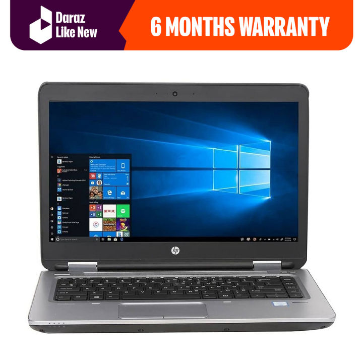 HP ProBook 640 G2 Laptop, 14-inch HD Display, Intel Core i5-6th Gen 2.3GHZ Up to 3.0GHz, 8GB RAM, 256GB SSD, Display Port, Wi-Fi, Bluetooth, Windows 10 Pro