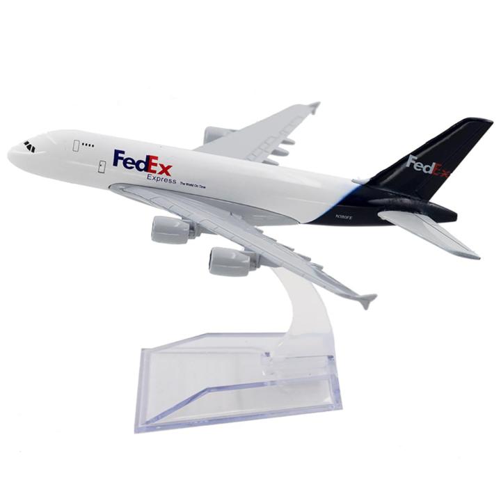 FEDEX EXPRESS Airline MODEL(16cm) PLANE AIRCRAFT Kids Toys  Alloy Metal