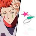 Anime Enamel Star Teardrop Ring Hunter X Hunter Hisoka Adjustable Rings For Women Men. 