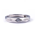 Royal Bond His Queen & Her King Couple Rings Set - Adjustable Size. 