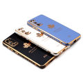 Samsung Galaxy S20 Back Cover Soft Multi Golden Border Camera Protection Cover For Samsung S20. 