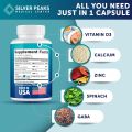 Height Growth Maximizer - Natural Height Pills to Grow Taller - Made in USA - Growth Pills with Calcium for Bone Strength - Get Taller Supplement That Increases Bone Growth - 60 capsules. 