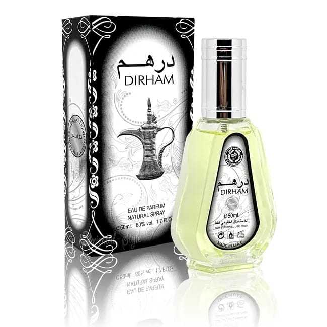 Dirham Perfume For Unisex --50 ml Perfumes Dirham Eau de Parfum 50ml Vaporisateur/Spray/Ard Al Zaafaran