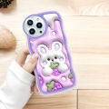 Hontinga for Infinix Smart 4 Smart 4C Back Cover Cartoon Cute 3D Print Soft Wavy Phone Case Fashion Square Shockproof Silicone Cover. 