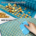 2 Pcs Small Round Silicone Chocolate Drops Mold,Semi Sphere Gummy Sweet Candy Molds, 468-Cavity & 140-Cavity. 