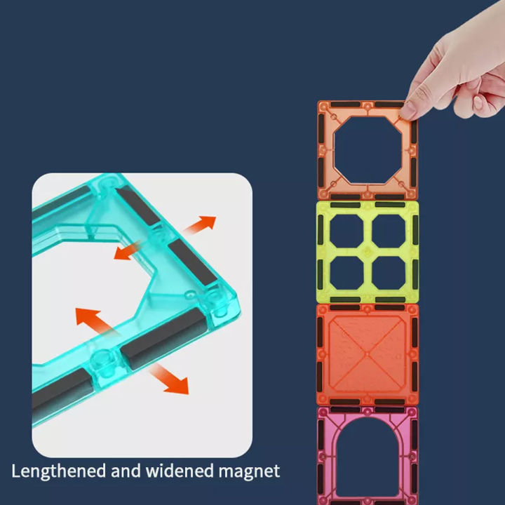 Magnetic%20Tiles%2025%20&%2014%20Piece%20Set%20Kids%20Magnet%20Toys,%20Clear%203D%20Magnetic%20Building%20Blocks%20Set,%20Magnetic%20Stacking%20Toy%20Construction%20Preschool%20Learning%20Color%20Recognize%20Educational%20Toy%20For%20Toddlers%20Children%20Boys%20Girls%20-%20Image%203