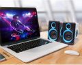 Portable 2.0 Multimedia Speaker System Extra BASS Wired USB Speaker Powered 3.5MM AUX for PC Desktop Laptop Notebook Tablet Smartphones Subwoofer Speaker. 
