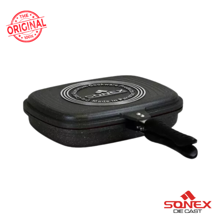 Sonex%20Die%20Cast%20Double%20Grill%20Pan%20%7C%20Non-Stick%20Marble%20Coated%2030cm-36cm%20%7C%20Two-Sided%20Grill%20Pan%20for%20Versatile%20Cooking%20-%20Image%205